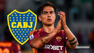 Paulo Dybala con el uniforme de la Roma en partido de la Serie A italiana