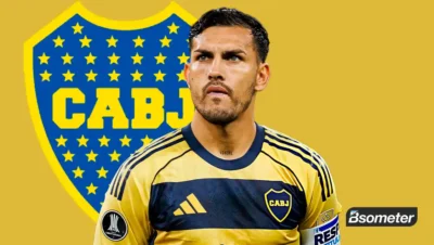 Leandro Paredes con el uniforme de Boca Juniors