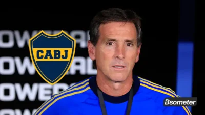 Claudio Úbeda durante partido de Boca Juniors por Copa Libertadores 2026