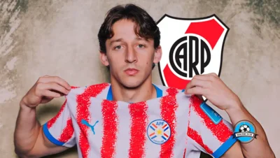 Matías Galarza con el uniforme de Paraguay durante el Mundial 2026