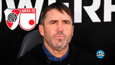 Eduardo Coudet prepara una formación sorpresiva de River ante Independiente Santa Fe