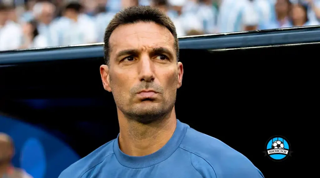 Lionel Scaloni durante partido de Argentina en el Mundial 2026